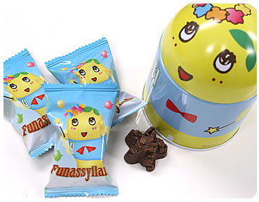 ふなっしーランド 妖精缶チョコクランチ